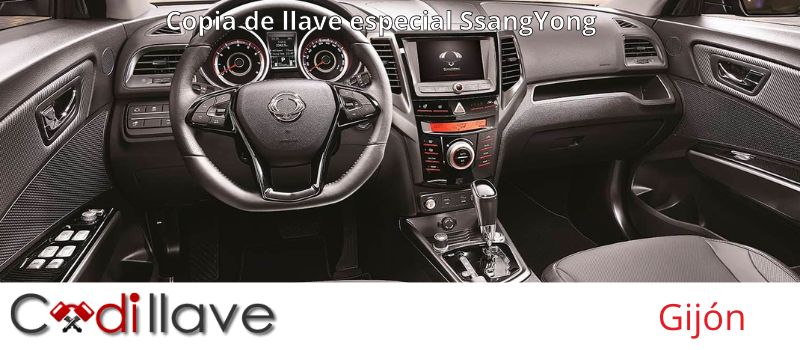 Copias de llaves de SsangYong en Gijón