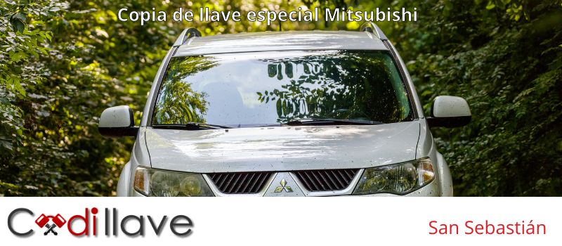 Copias de llaves de Mitsubishi en Guipuzcoa