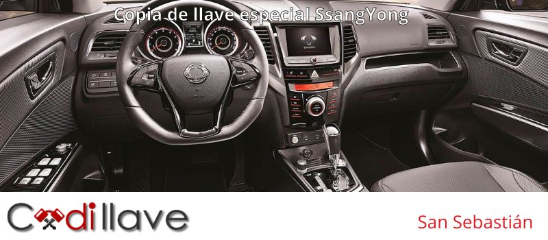 Copias de llaves de SsangYong en Guipuzcoa