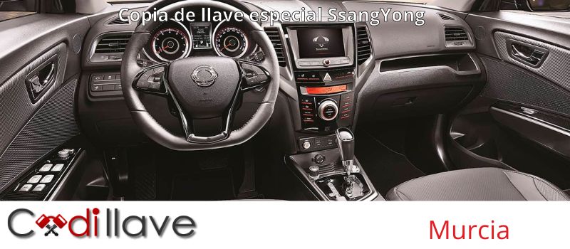 Copias de llaves de SsangYong en Murcia